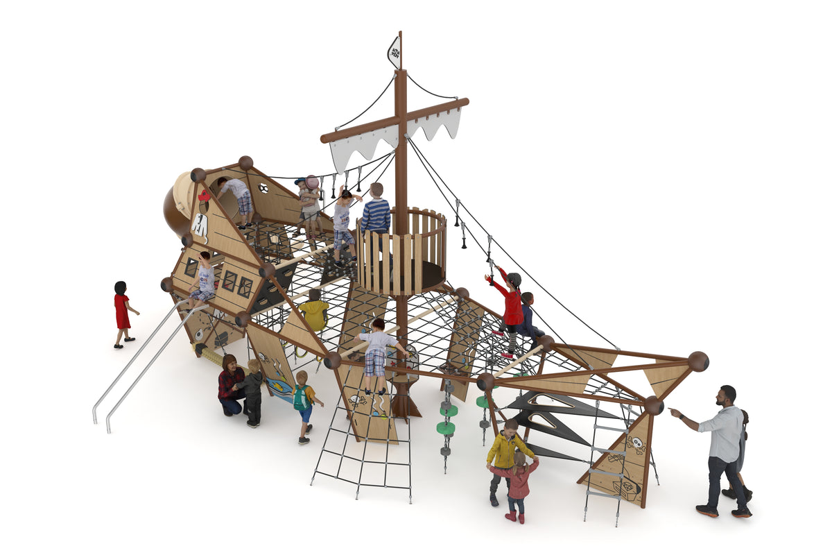 Cemer Fantastic Series AGFS 416-P Metalship Play Structure