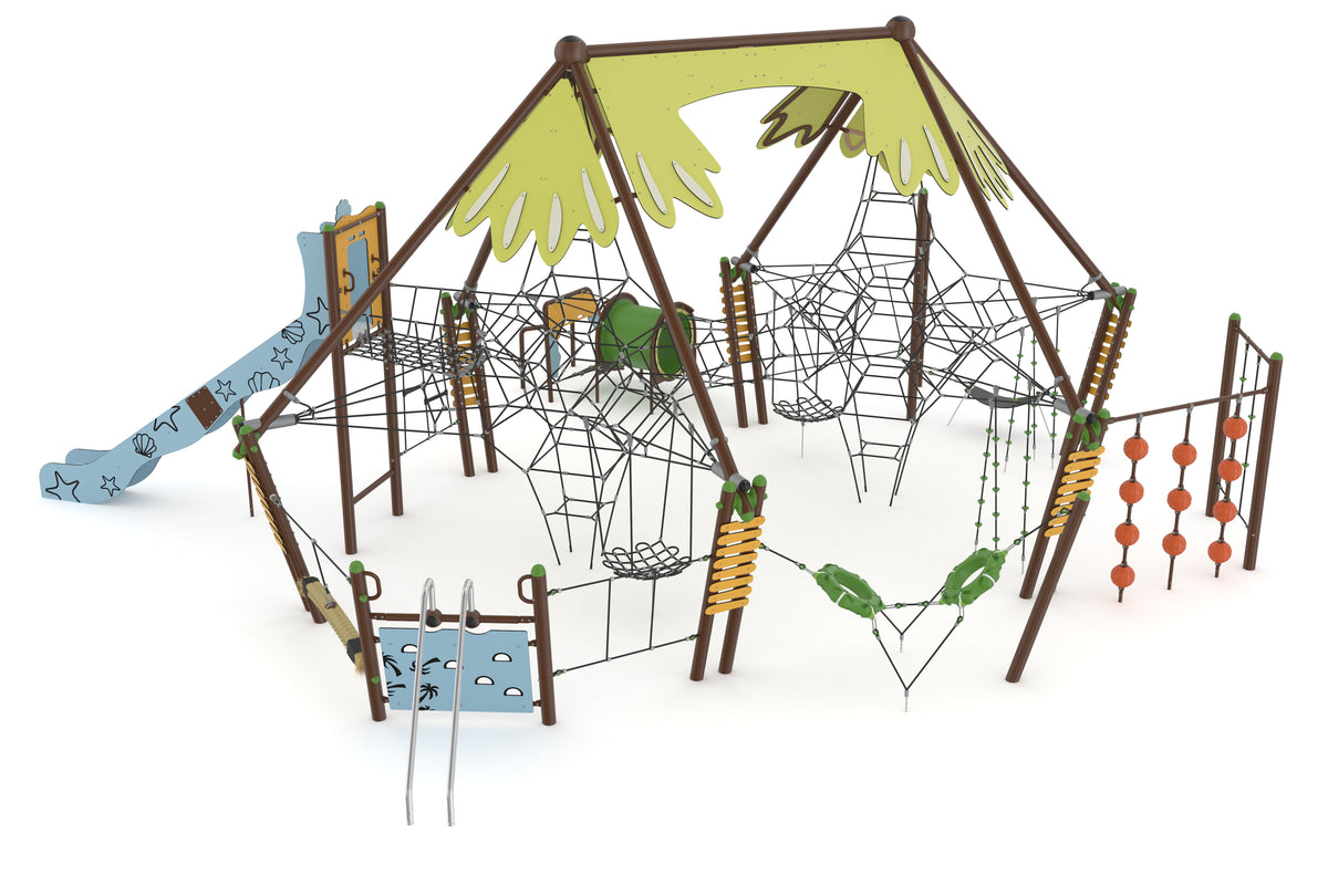 Cemer Hawaii Series AGHS 04-P Tropical Play Structure