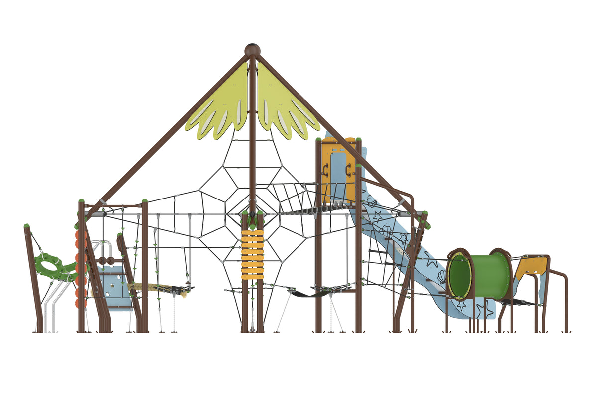 Cemer Hawaii Series AGHS 04-P Tropical Play Structure