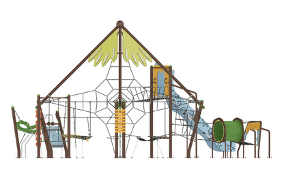 Cemer Hawaii Series AGHS 04-P Tropical Play Structure