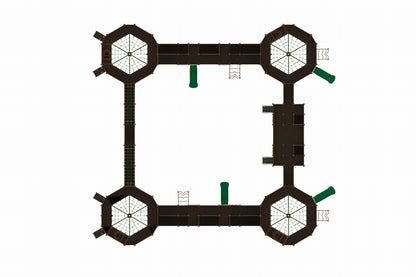 Cemer Timber Series AGTS 405 Play Structure