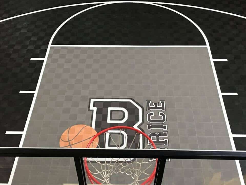 ProTile Custom Name Graphic for Basketball Court 7′ x 5′