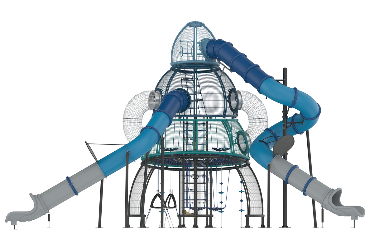 Cemer Seashell CDP 108-P Ocean-Themed Play Structure