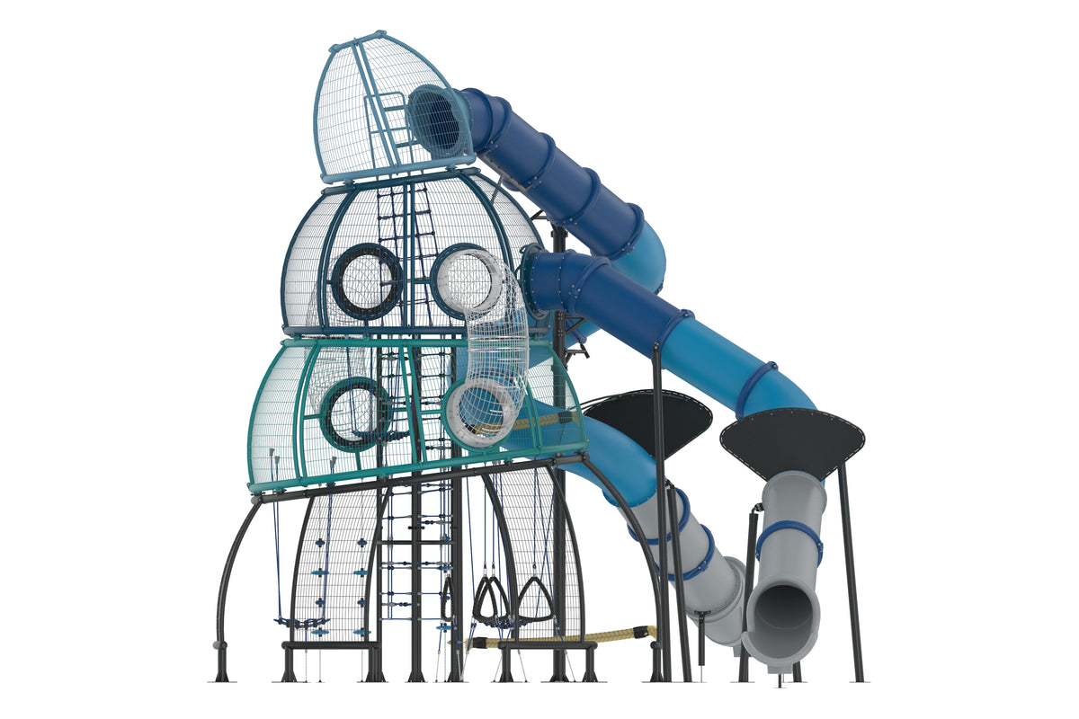 Cemer Seashell CDP 108-P Ocean-Themed Play Structure