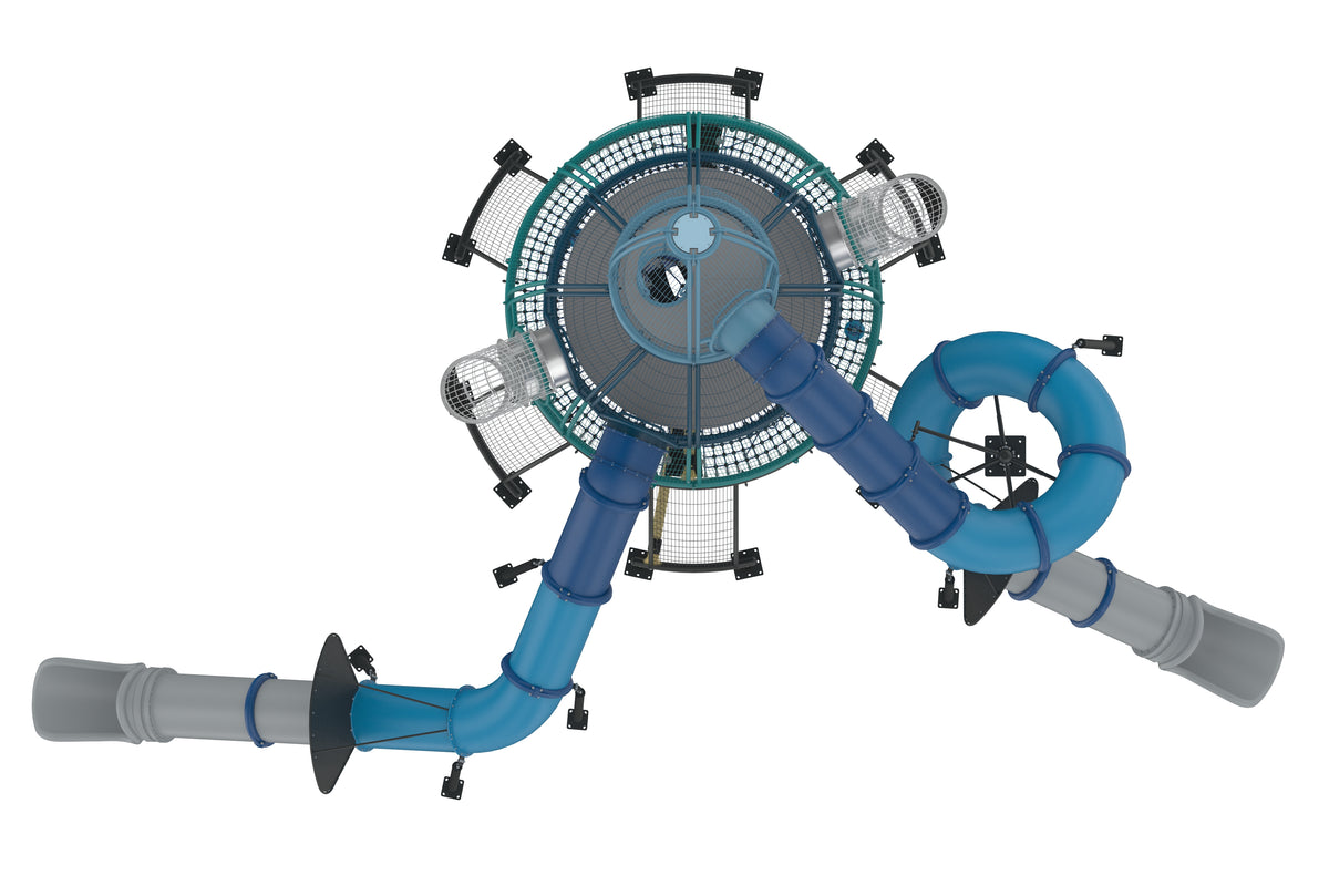 Cemer Seashell CDP 108-P Ocean-Themed Play Structure