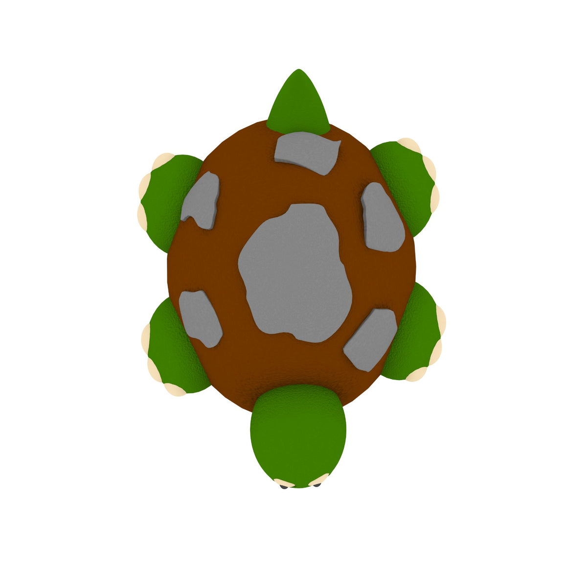 Cemer Turtle CKS 104 3D Rubber Play Figure