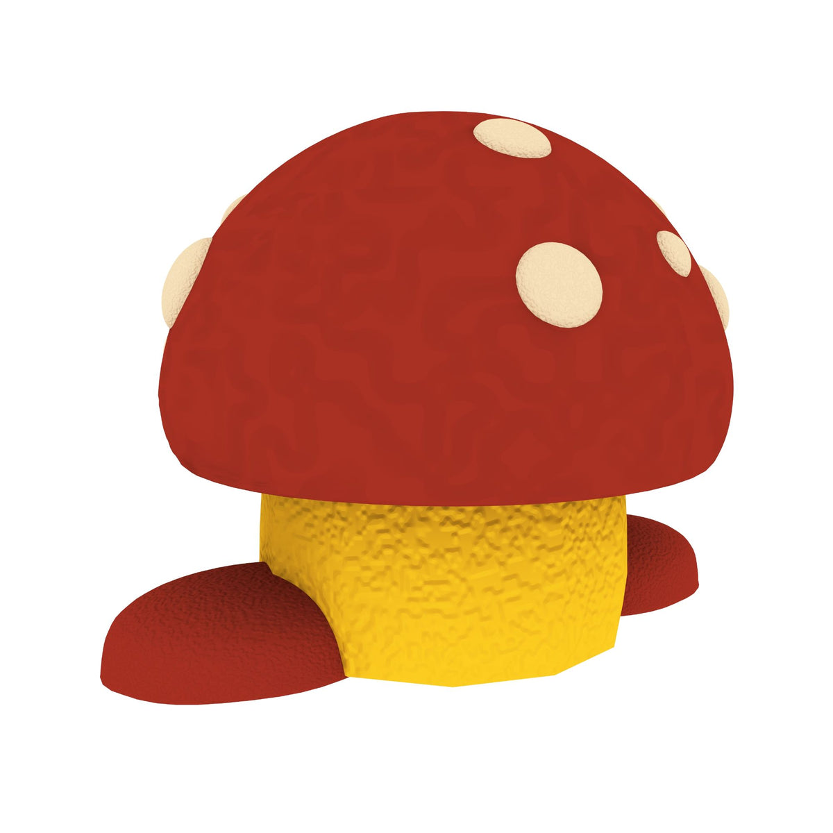 Cemer Mushroom CKS 106-1 3D Rubber Play Figure