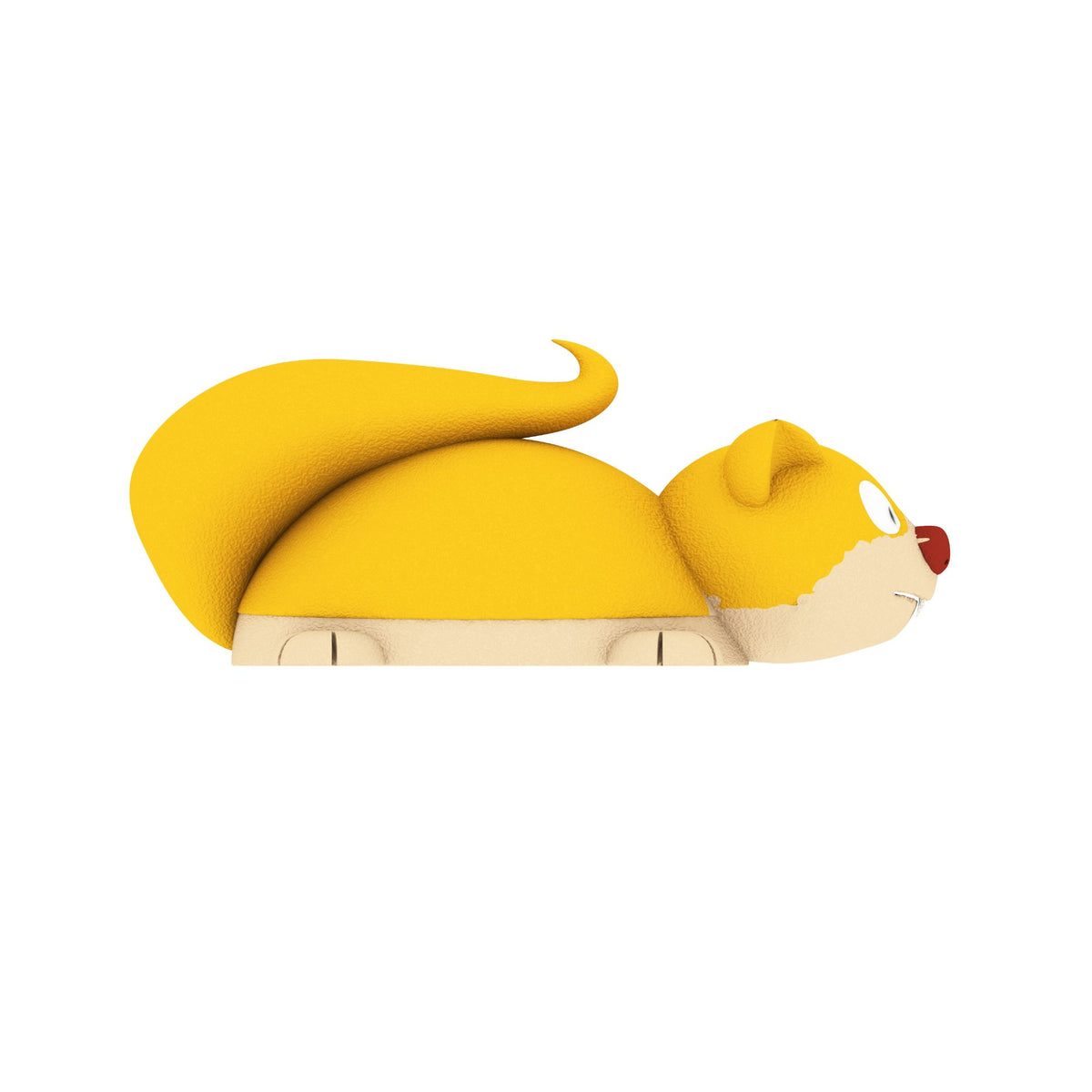 Cemer Squirrel CKS 107 3D Rubber Play Figure