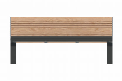 Cemer Smart Solar Bench CUS 01-1 Site Furnishing