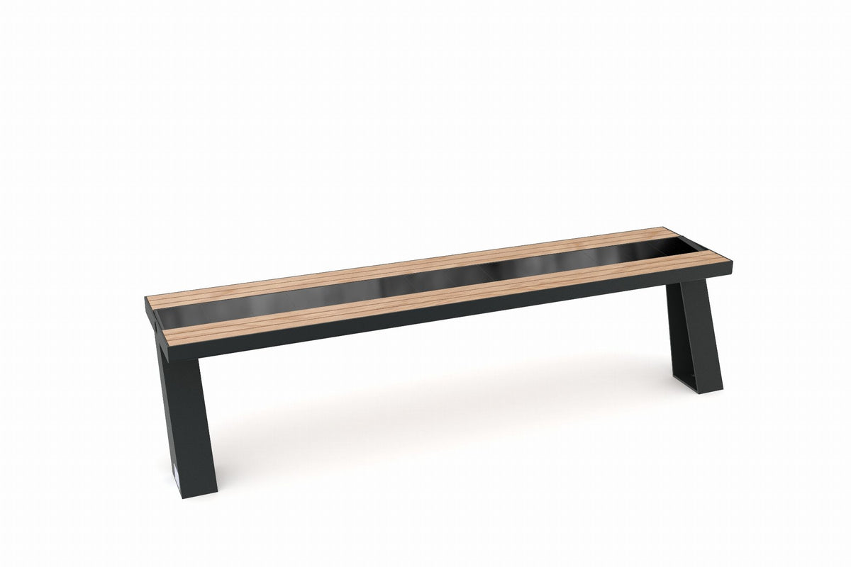 Cemer Smart Solar Bench-cus 02-1 Site Furnishing
