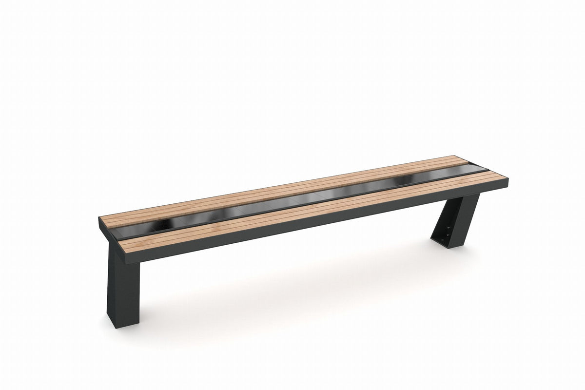 Cemer Smart Solar Bench-cus 02-1 Site Furnishing