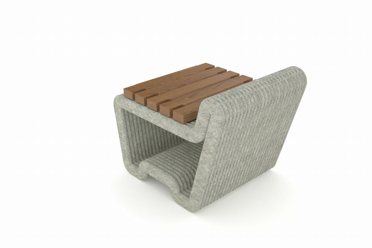 Cemer Oniks Bench Without Backrest CUS 1006 Site Furnishing