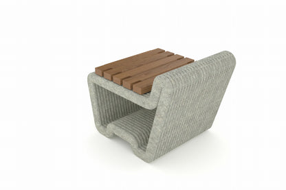 Cemer Oniks Bench Without Backrest CUS 1006 Site Furnishing
