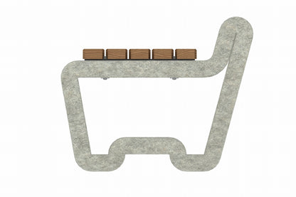 Cemer Oniks Bench Without Backrest CUS 1006 Site Furnishing