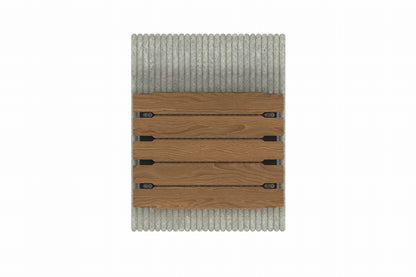 Cemer Oniks Bench Without Backrest CUS 1006 Site Furnishing