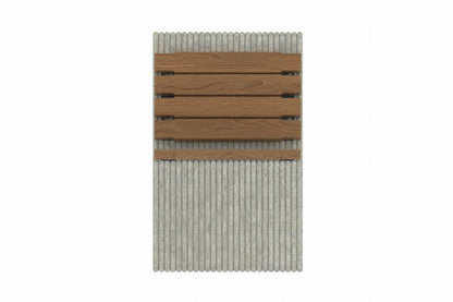 Cemer Oniks Bench With Backrest CUS 1007 Site Furnishing