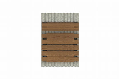 Cemer Oniks Bench With Backrest CUS 1007 Site Furnishing