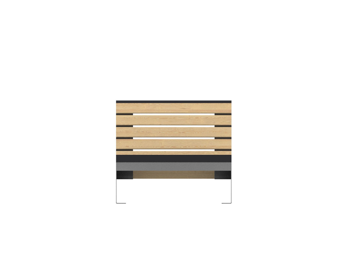 Cemer Delta Sunbed CUS 102 Site Furnishing