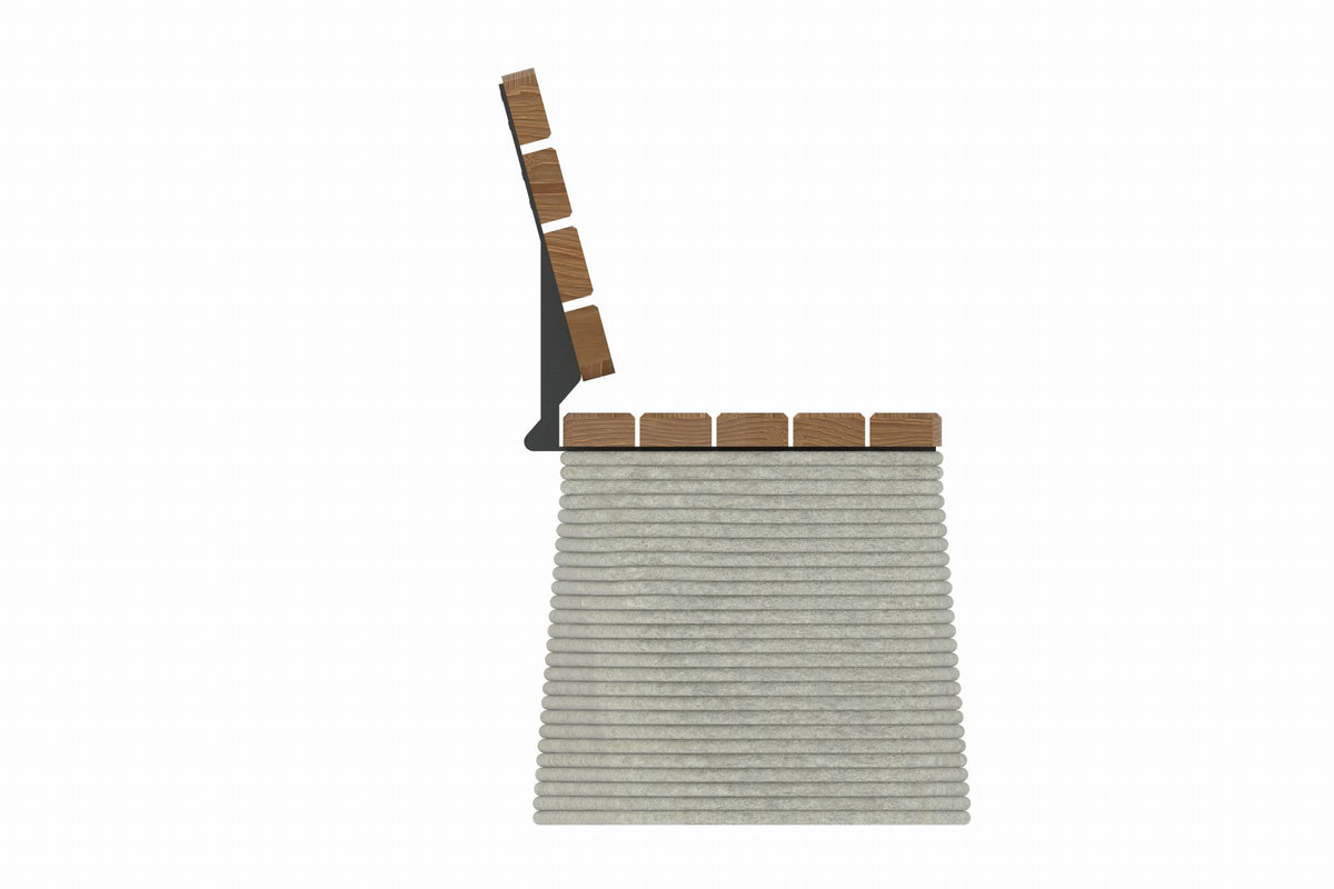 Cemer Scutoid Series Bench CUS 1051 Site Furnishing