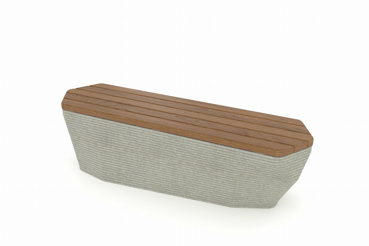 Cemer Scutoid Series Bench CUS 1052 Site Furnishing
