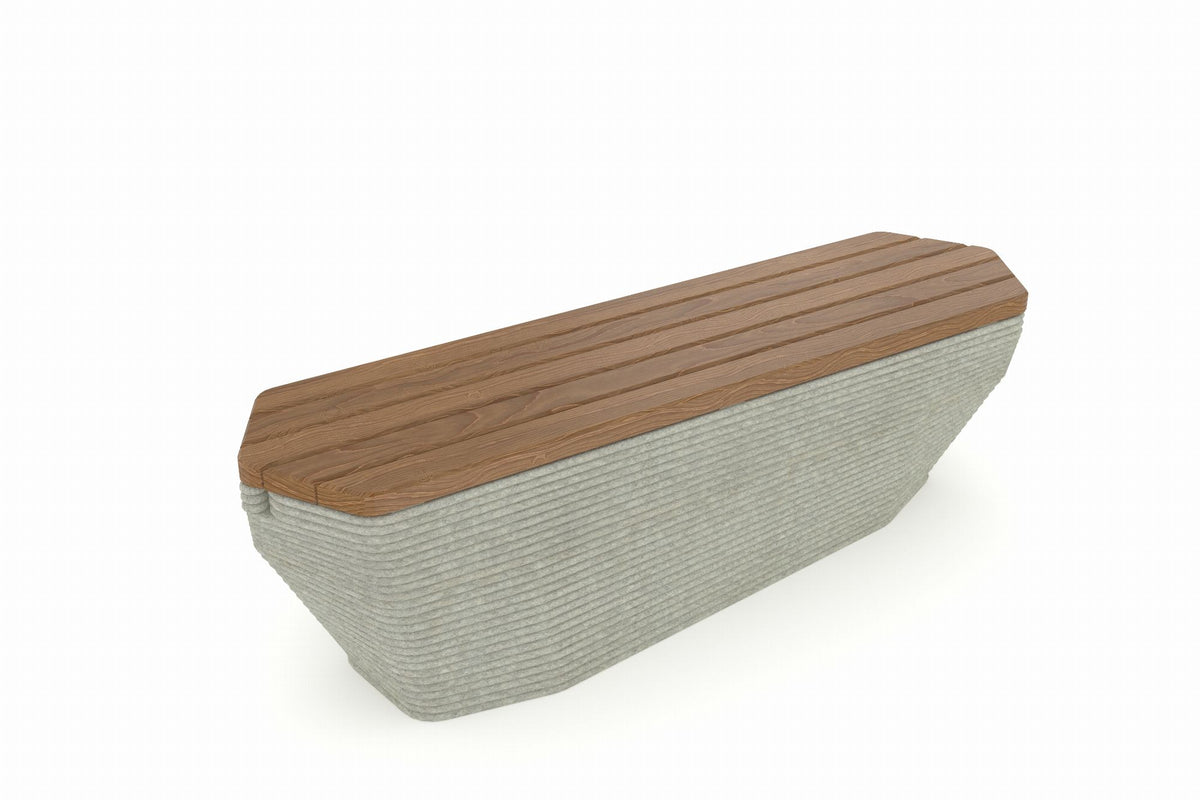 Cemer Scutoid Series Bench CUS 1052 Site Furnishing