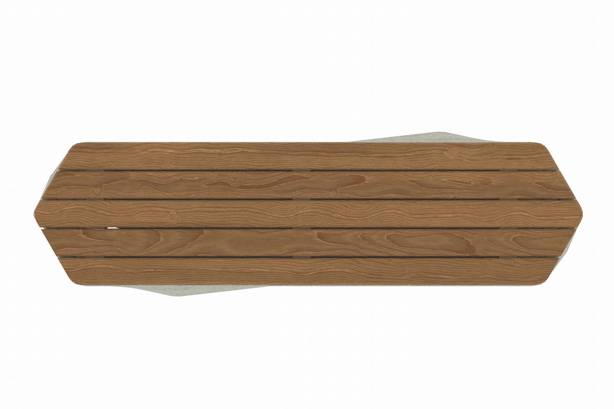 Cemer Scutoid Series Bench CUS 1052 Site Furnishing