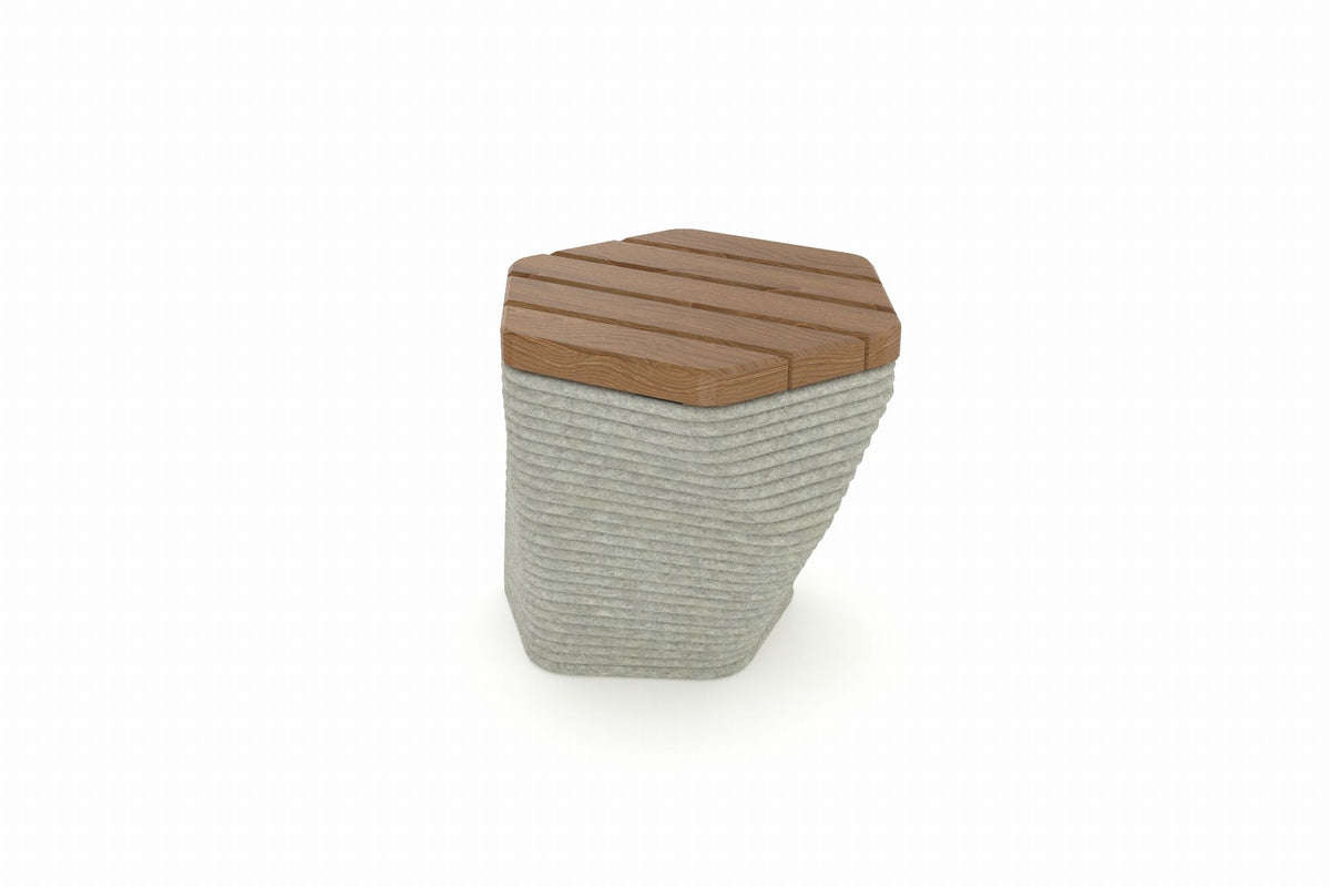 Cemer Scutoid Series Bench CUS 1053 Site Furnishing