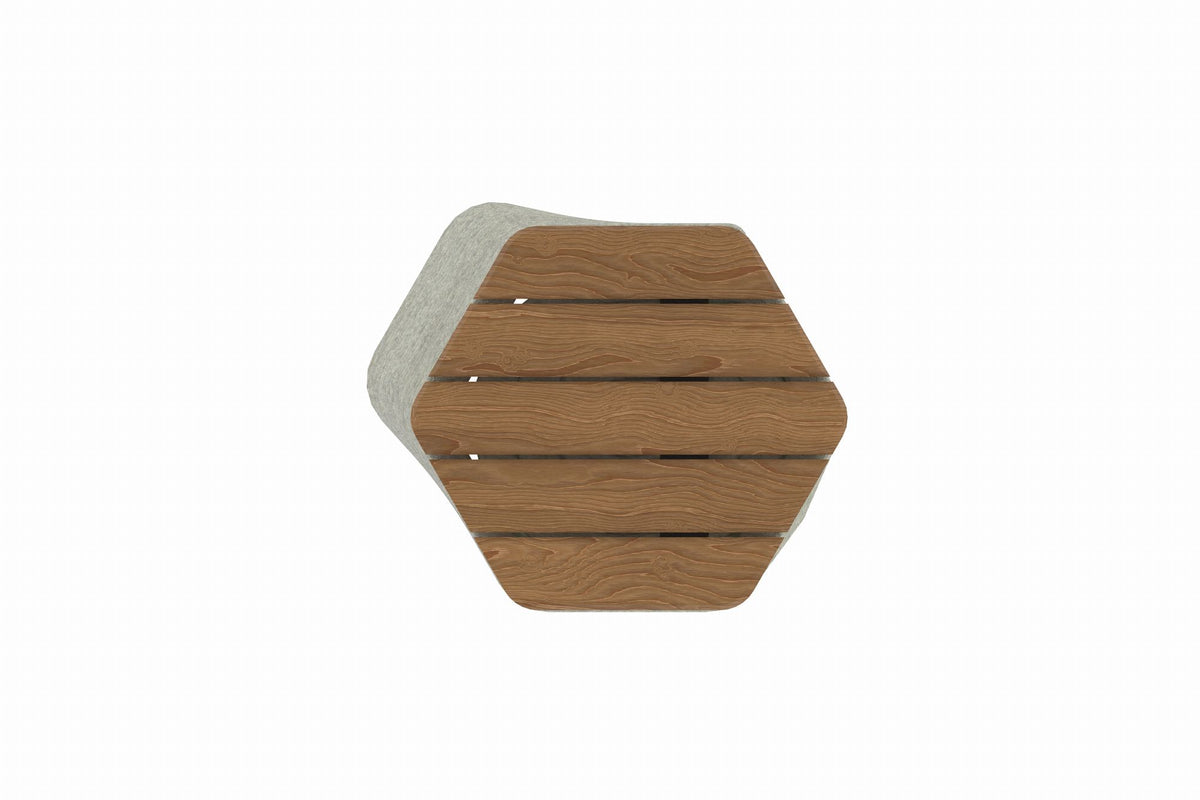 Cemer Scutoid Series Bench CUS 1053 Site Furnishing