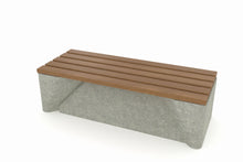 Cemer Moduline Series Bench Without Backrest CUS 1101 Site Furnishing