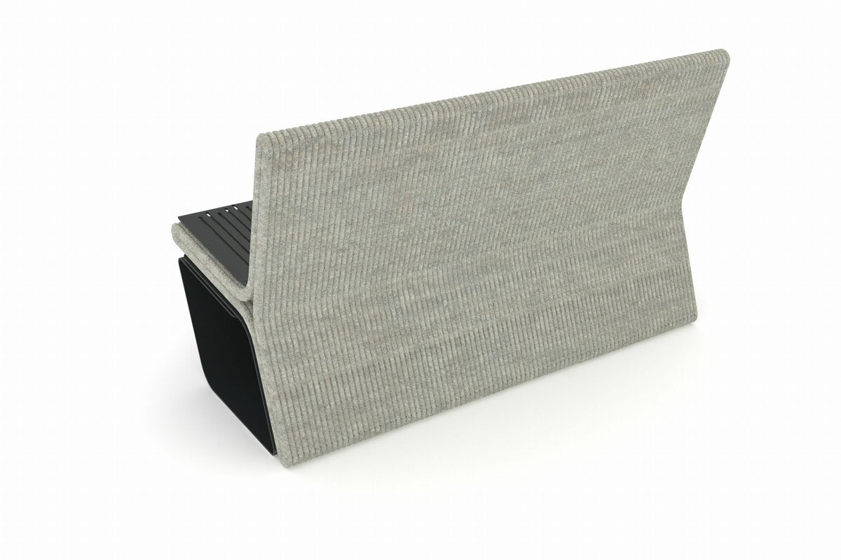 Cemer Sactra Series Bench With Backrest CUS 1151 Site Furnishing