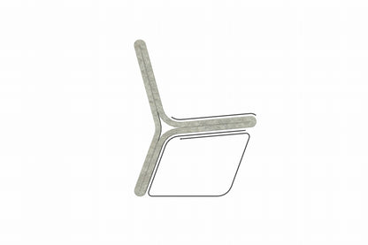 Cemer Sactra Series Bench With Backrest CUS 1151 Site Furnishing