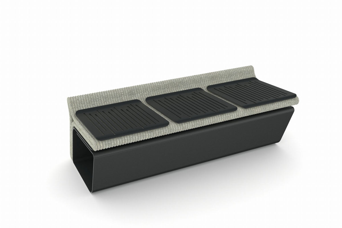 Cemer Sactra Series Bench Without Backrest CUS 1152 Site Furnishing