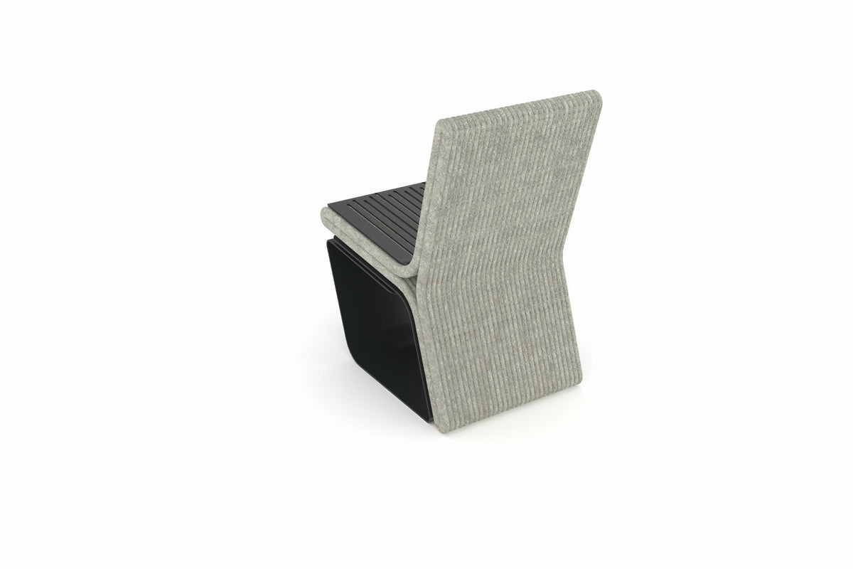 Cemer Sactra Series Bench With Backrest CUS 1153 Site Furnishing