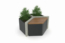 Cemer Sactra Series Bench / Flower Pot CUS 1155 Site Furnishing