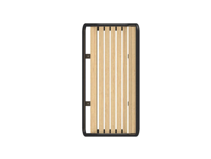 Cemer Zebra Backrest Bench CUS 151 Site Furnishing