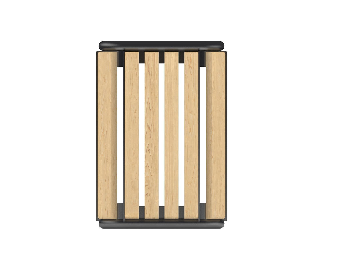 Cemer Zebra Bin CUS 158 Site Furnishing