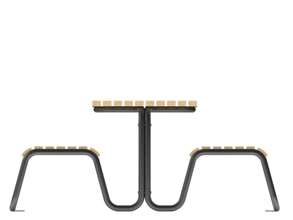 Cemer Zebra Picnic Table CUS 160 Site Furnishing