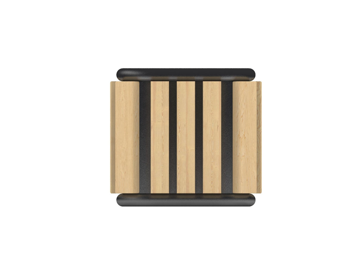 Cemer Zebra Rectangle Planter CUS 163 Site Furnishing