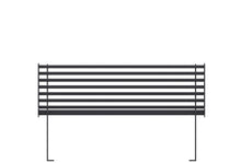 Cemer Piet Backrest Bench CUS 201 Site Furnishing