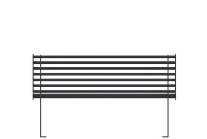 Cemer Piet Backrest Bench CUS 201 Site Furnishing