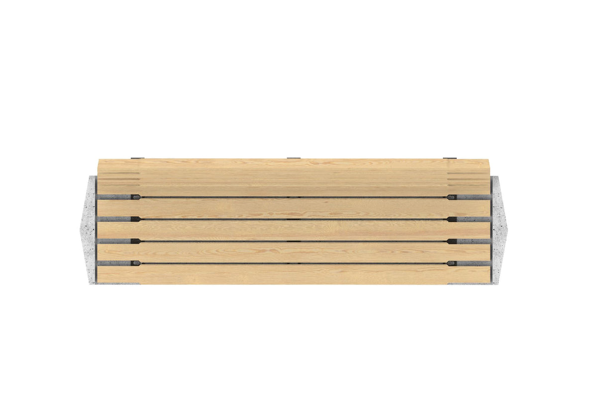 Cemer 9040 Backrest Bench CUS 401 Site Furnishing