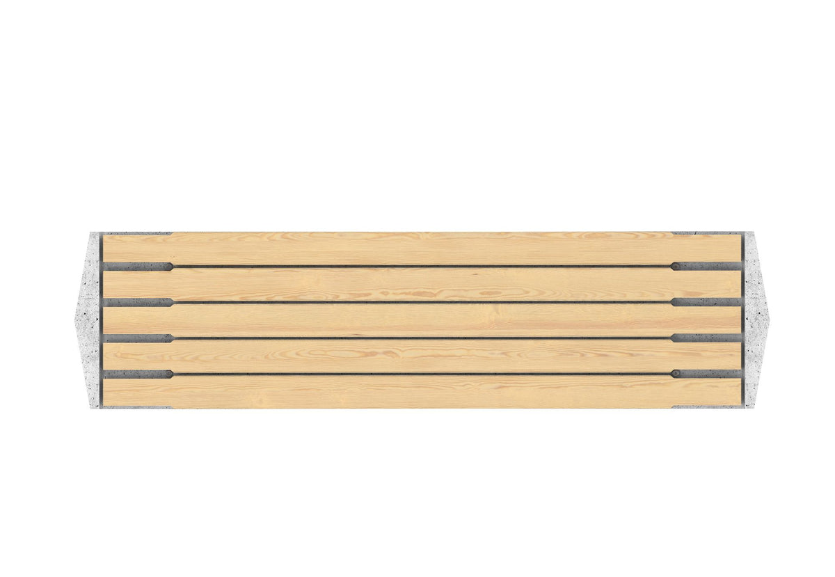 Cemer 9040 Standard Bench CUS 402 Site Furnishing