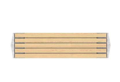 Cemer 9040 Standard Bench CUS 402 Site Furnishing