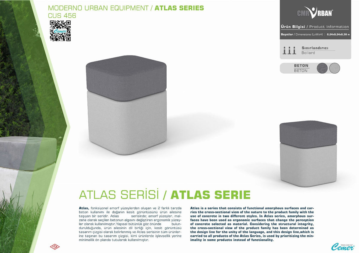 Cemer Atlas Bitt CUS 456 Site Furnishing