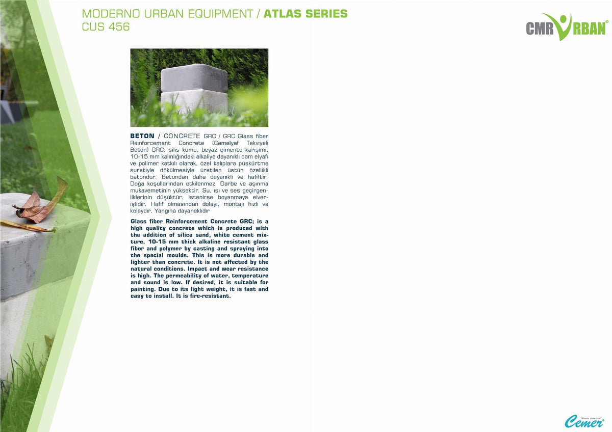 Cemer Atlas Bitt CUS 456 Site Furnishing