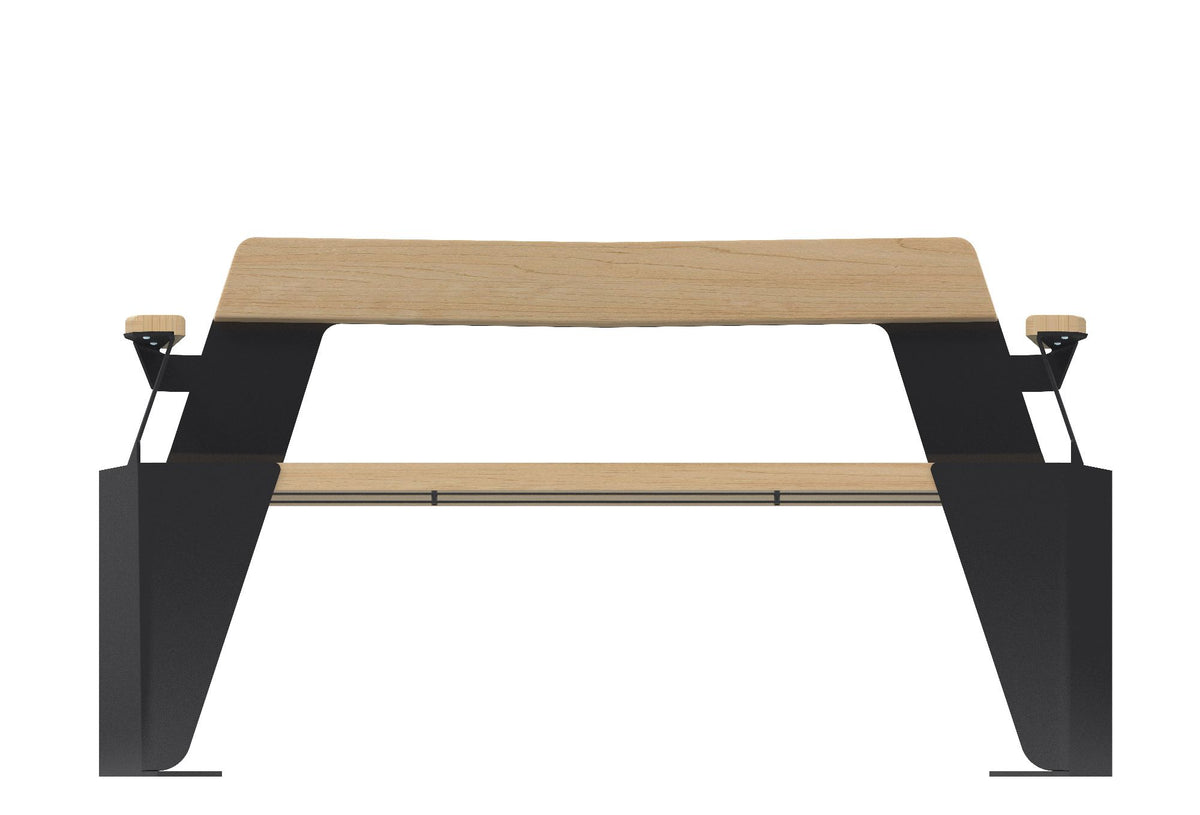 Cemer Bend Backrest Bench CUS 601 Site Furnishing