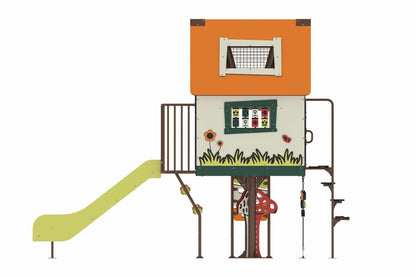 Cemer Gnohome Series DGGS 103-P Fairy Tale Play Structure