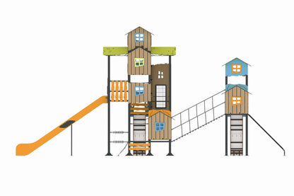 Cemer Tetto Series DGTS 202 P Play Structure