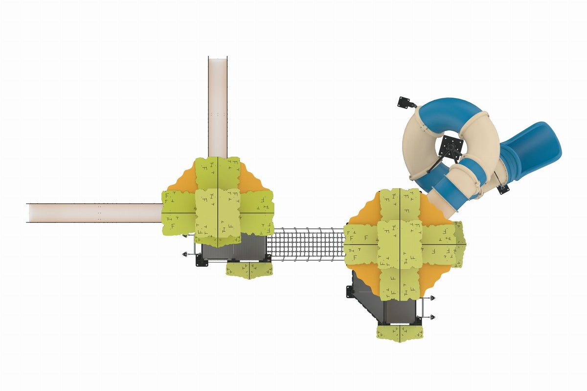 Cemer Tetto Series DGTS 204 P Play Structure