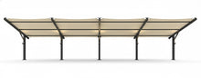 Cantilever Wing Cabled Shade Structure example; pictured size and colors may vary